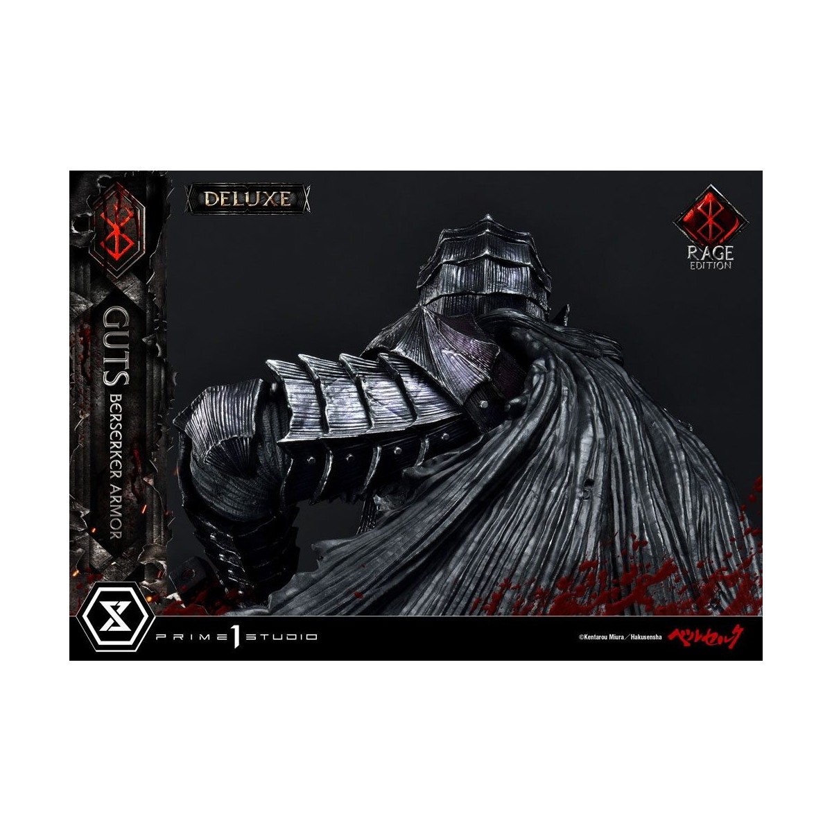Prime 1 Studio Berserk - Armatura Berserker Guts "Rage Edition" 1/4 - Versione Deluxe