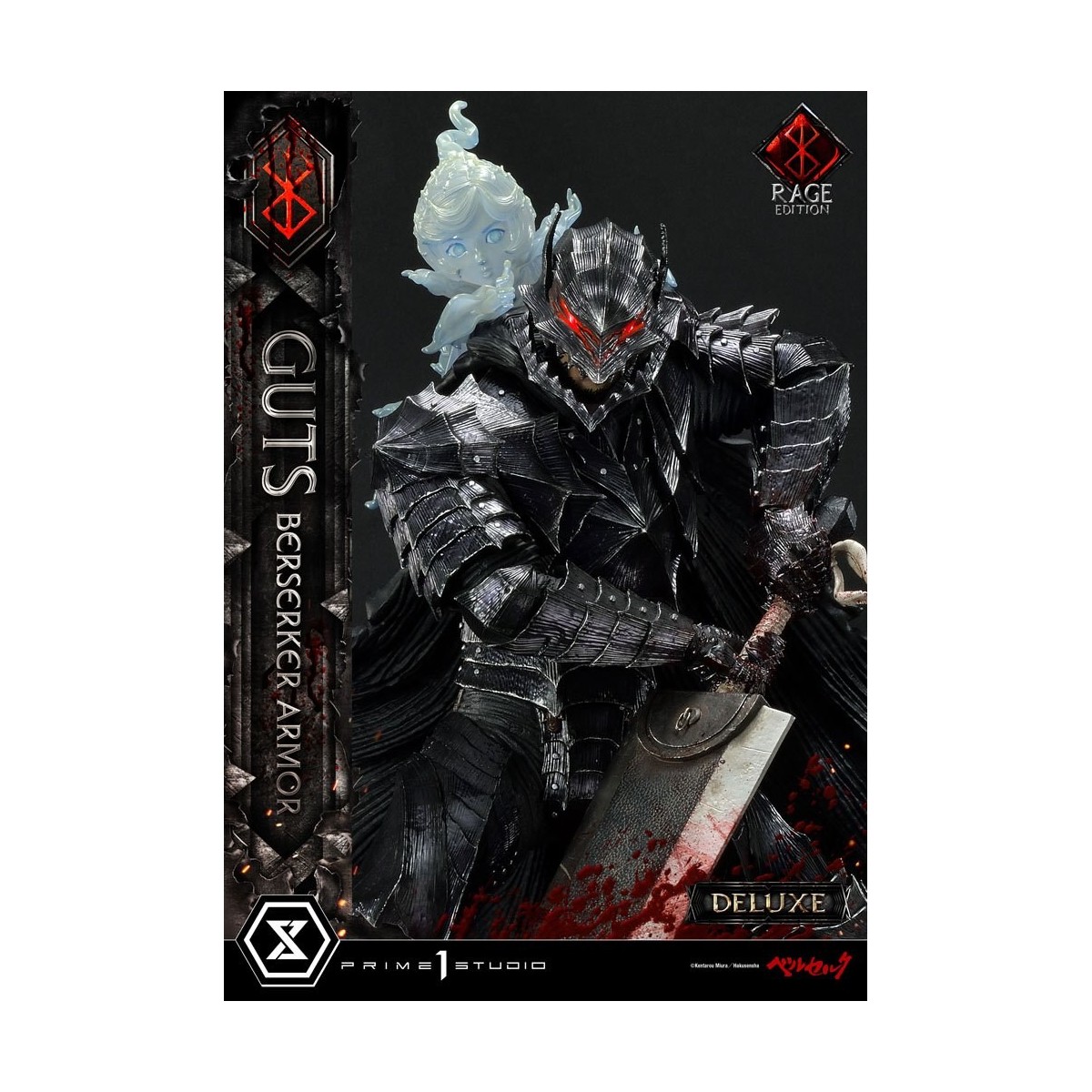 Prime 1 Studio Berserk - Armatura Berserker Guts "Rage Edition" 1/4 - Versione Deluxe