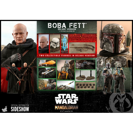 Hot Toys Star Wars The Mandalorian Boba Fett Deluxe Version 1/6 Movie Masterpiece