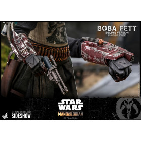 Hot Toys Star Wars The Mandalorian Boba Fett Deluxe Version 1/6 Movie Masterpiece