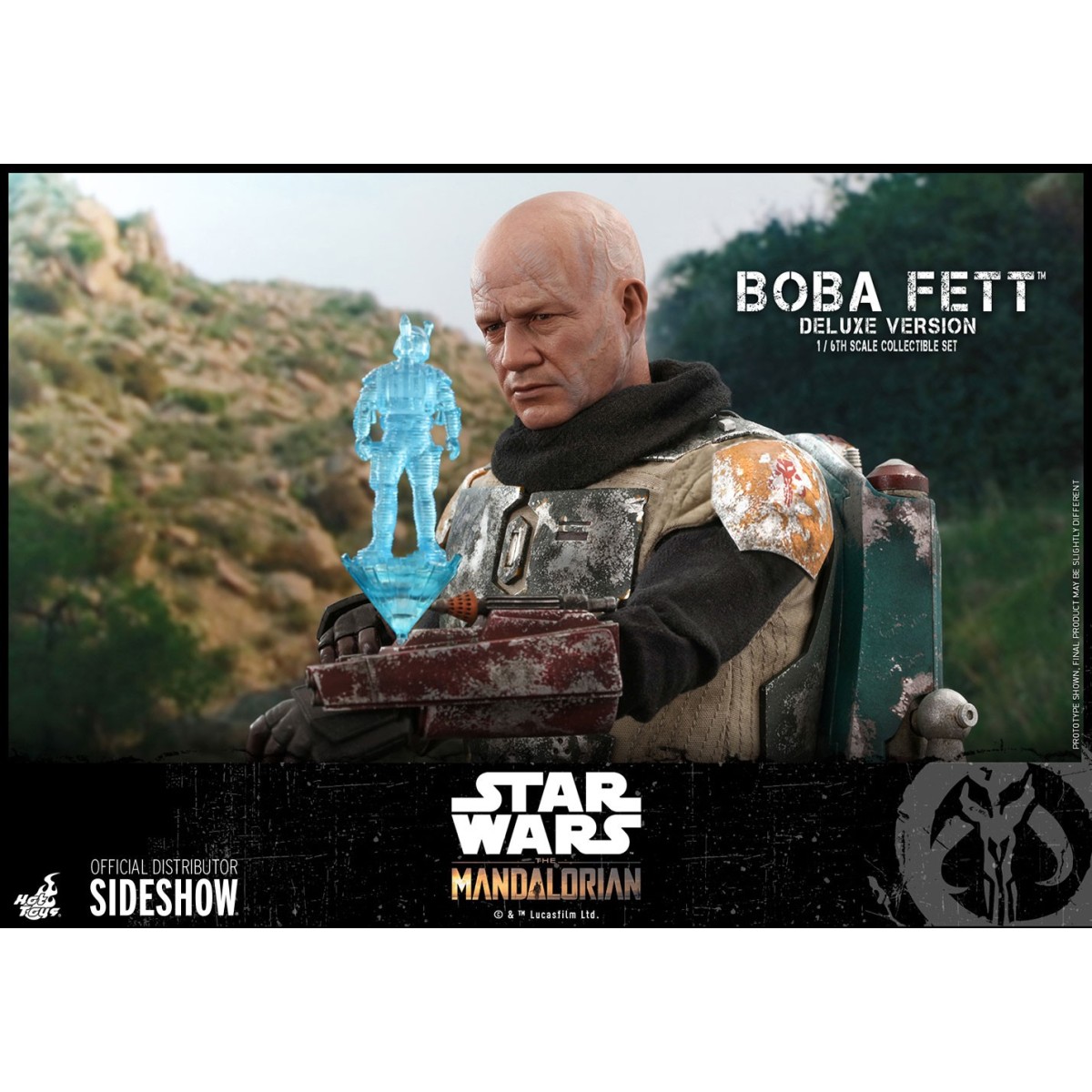 Hot Toys Star Wars The Mandalorian Boba Fett Deluxe Version 1/6 Movie Masterpiece