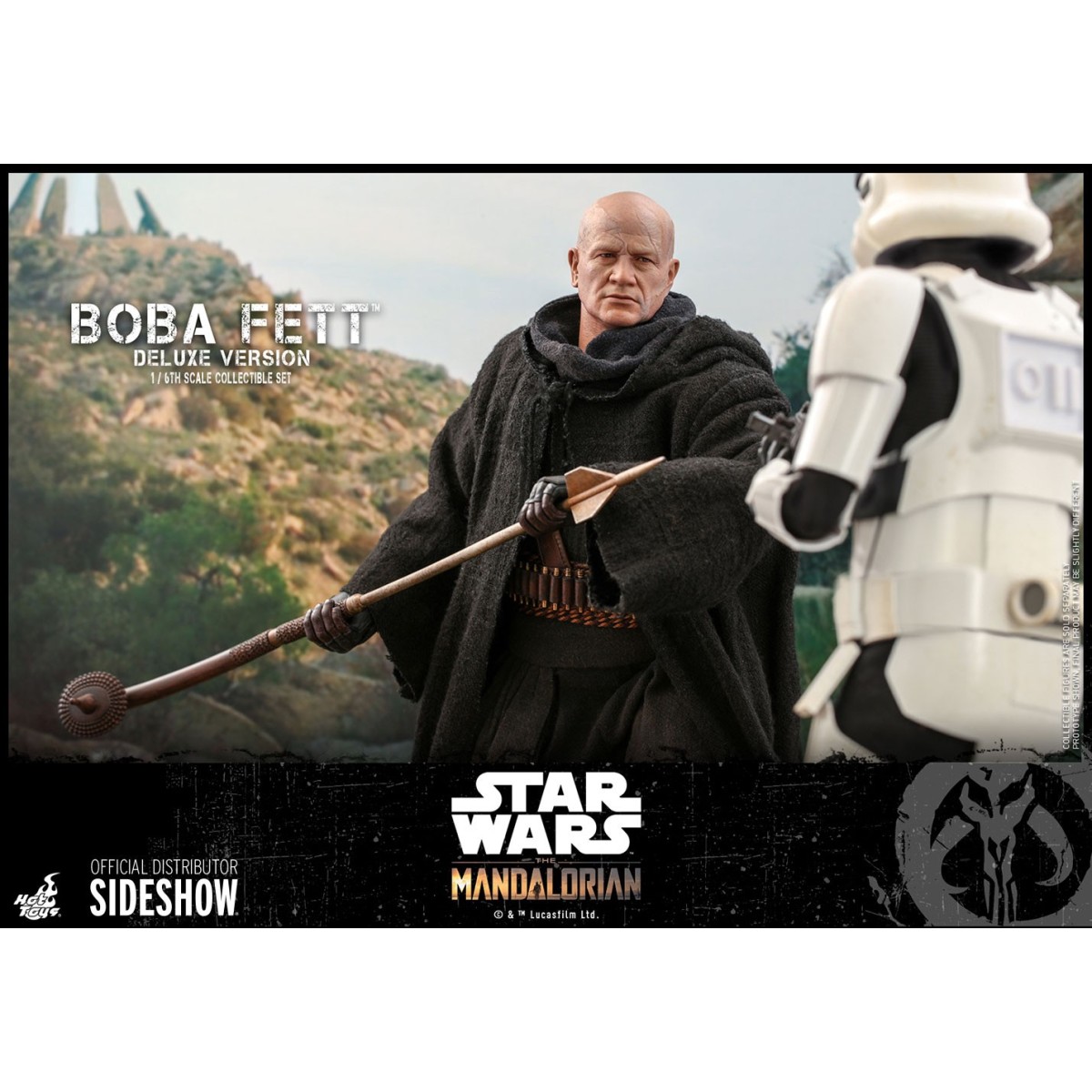 Hot Toys Star Wars The Mandalorian Boba Fett Deluxe Version 1/6 Movie Masterpiece