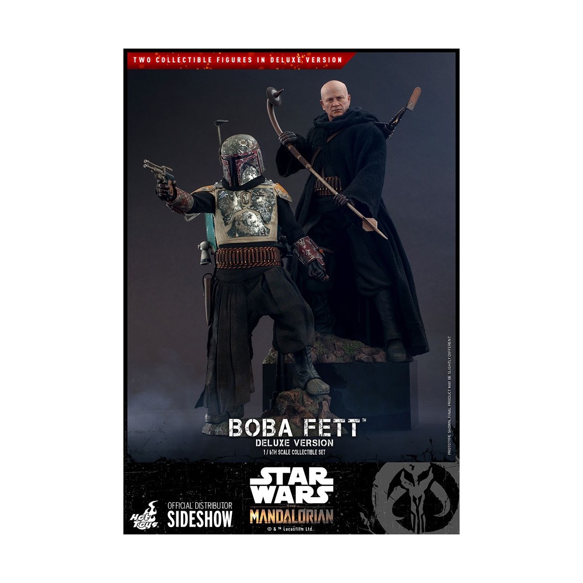 Hot Toys Star Wars The Mandalorian Boba Fett Deluxe Version 1/6 Movie Masterpiece