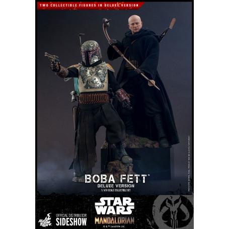 Hot Toys Star Wars The Mandalorian Boba Fett Deluxe Version 1/6 Movie Masterpiece