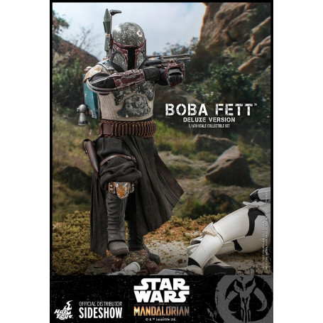 Hot Toys Star Wars The Mandalorian Boba Fett Deluxe Version 1/6 Movie Masterpiece