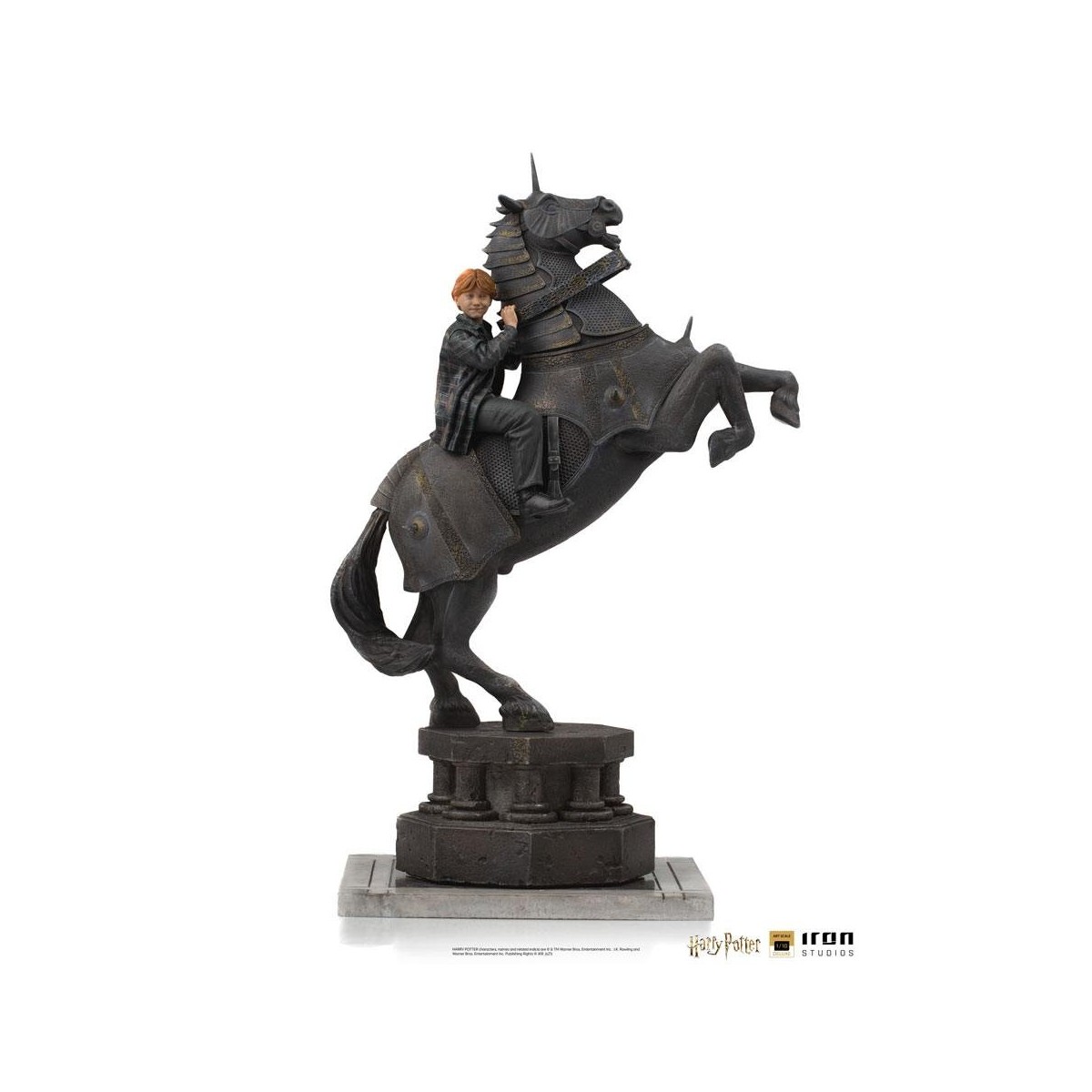 Iron Studios - Harry Potter - Ron Weasley al Mago Scacchi BDS Deluxe Art Scale 1/10