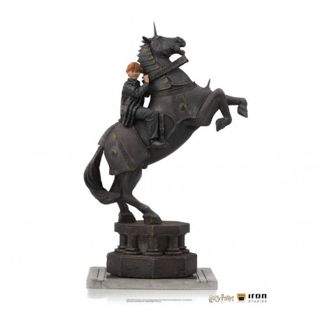 Iron Studios - Harry Potter - Ron Weasley al Mago Scacchi BDS Deluxe Art Scale 1/10