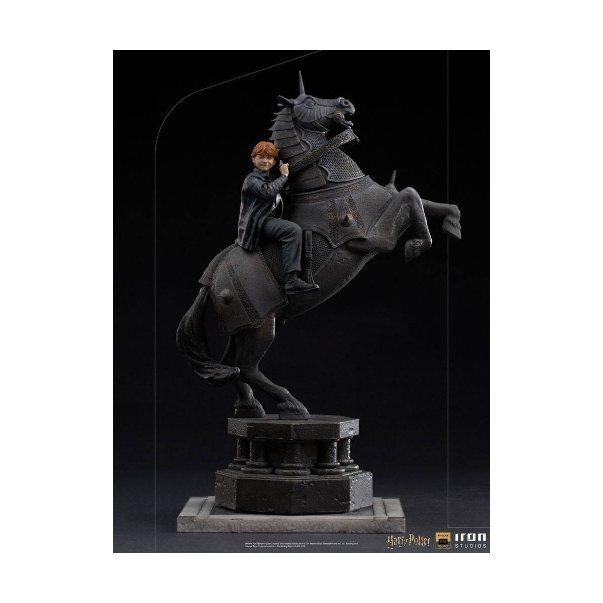 Iron Studios - Harry Potter - Ron Weasley al Mago Scacchi BDS Deluxe Art Scale 1/10