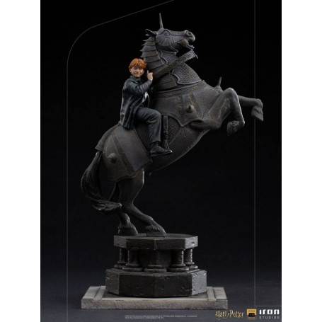 Iron Studios - Harry Potter - Ron Weasley al Mago Scacchi BDS Deluxe Art Scale 1/10