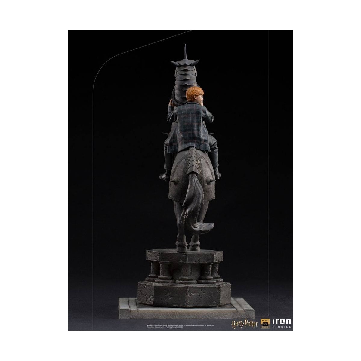 Iron Studios - Harry Potter - Ron Weasley al Mago Scacchi BDS Deluxe Art Scale 1/10