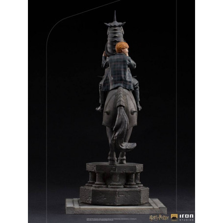 Iron Studios - Harry Potter - Ron Weasley al Mago Scacchi BDS Deluxe Art Scale 1/10