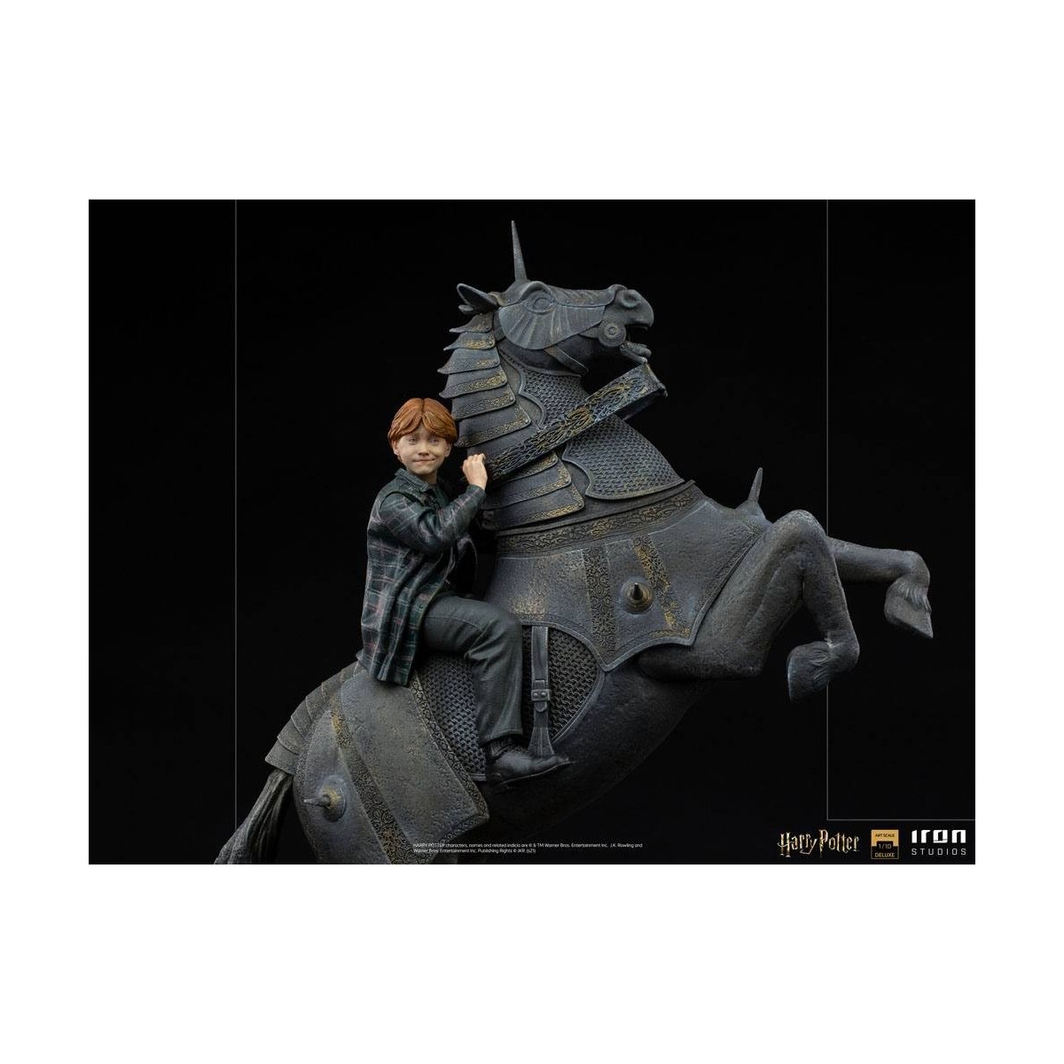 Iron Studios - Harry Potter - Ron Weasley al Mago Scacchi BDS Deluxe Art Scale 1/10