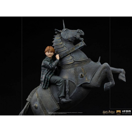 Iron Studios - Harry Potter - Ron Weasley al Mago Scacchi BDS Deluxe Art Scale 1/10