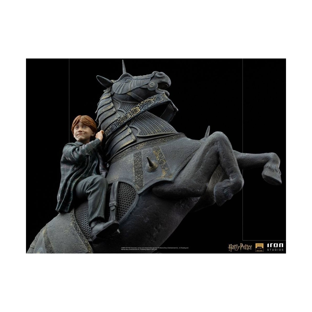 Iron Studios - Harry Potter - Ron Weasley al Mago Scacchi BDS Deluxe Art Scale 1/10