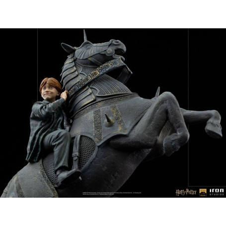 Iron Studios - Harry Potter - Ron Weasley al Mago Scacchi BDS Deluxe Art Scale 1/10