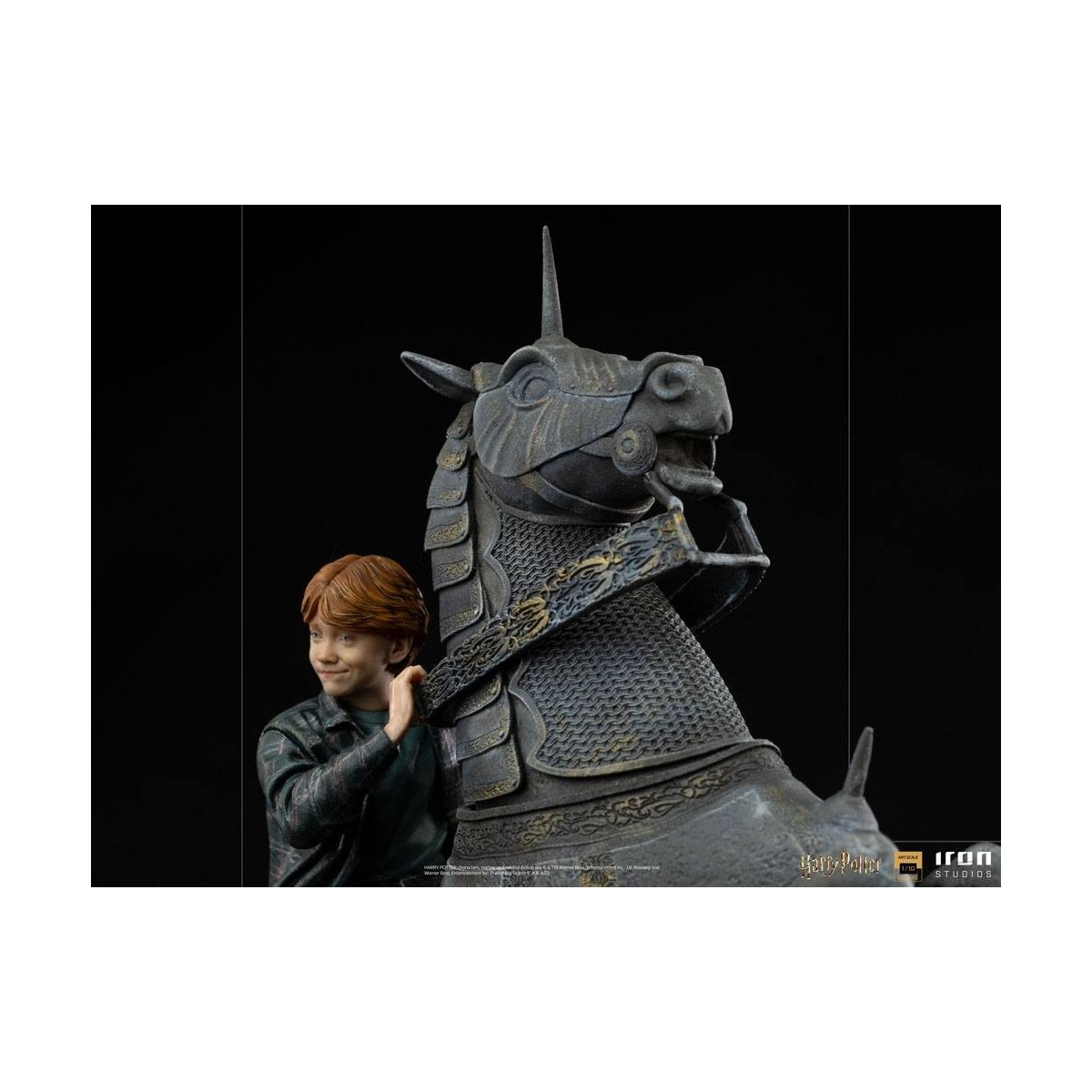Iron Studios - Harry Potter - Ron Weasley al Mago Scacchi BDS Deluxe Art Scale 1/10