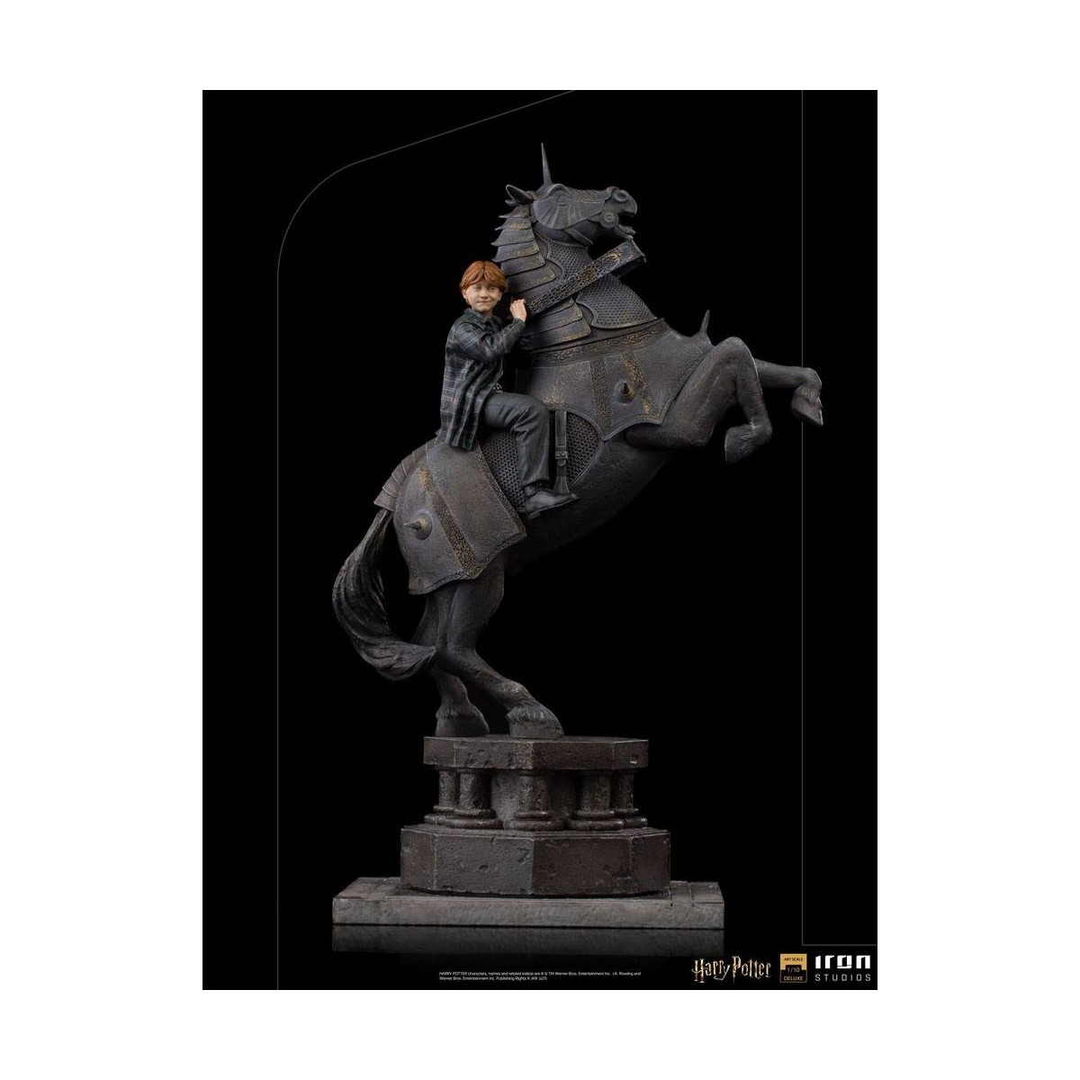 Iron Studios - Harry Potter - Ron Weasley al Mago Scacchi BDS Deluxe Art Scale 1/10