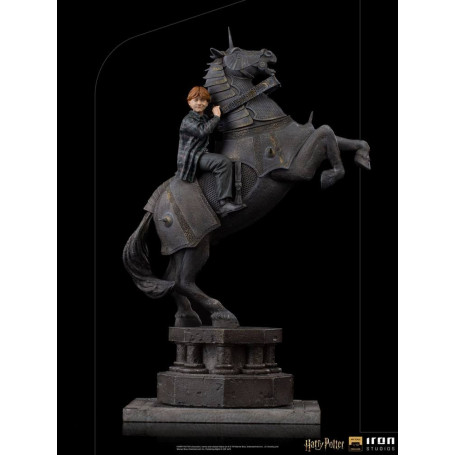 Iron Studios - Harry Potter - Ron Weasley al Mago Scacchi BDS Deluxe Art Scale 1/10