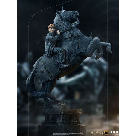 Iron Studios - Harry Potter - Ron Weasley al Mago Scacchi BDS Deluxe Art Scale 1/10