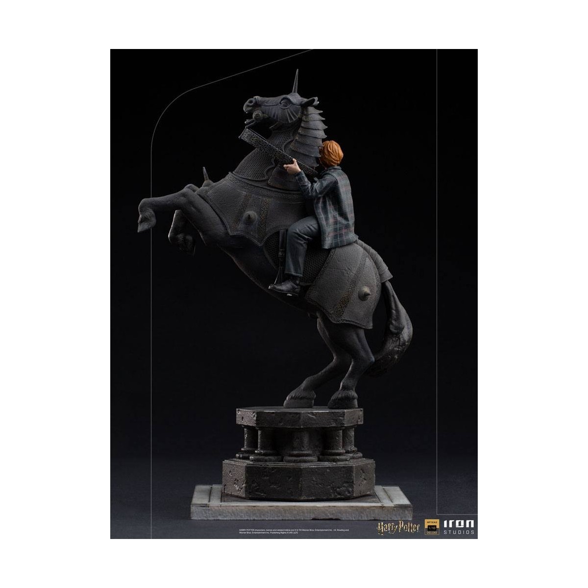 Iron Studios - Harry Potter - Ron Weasley al Mago Scacchi BDS Deluxe Art Scale 1/10