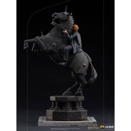 Iron Studios - Harry Potter - Ron Weasley al Mago Scacchi BDS Deluxe Art Scale 1/10