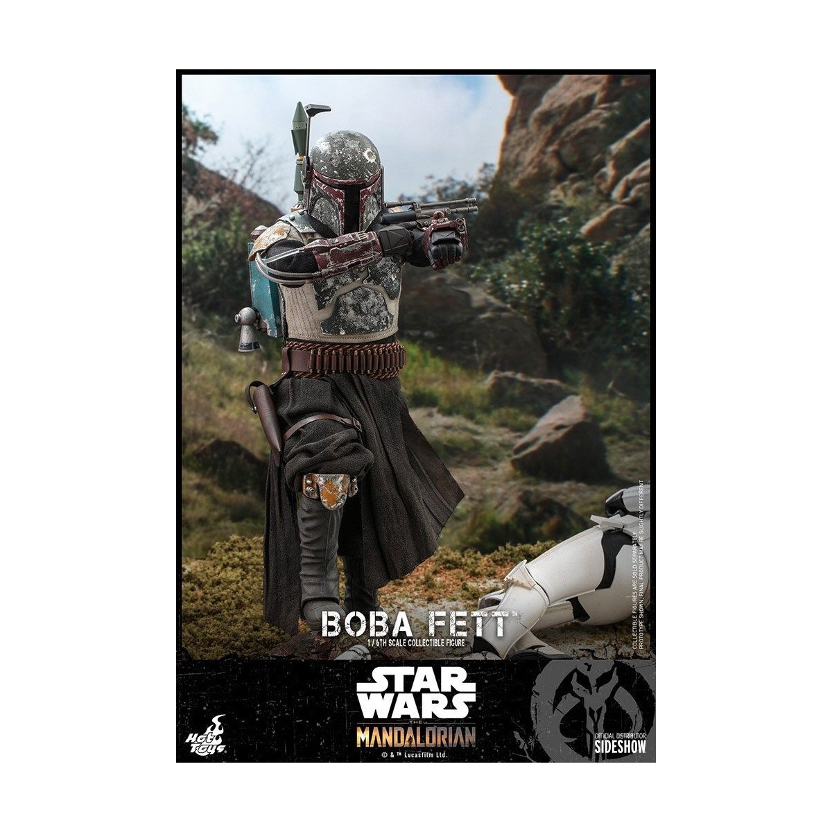 Hot Toys Star Wars The Mandalorian Boba Fett Deluxe Version 1/6 Movie Masterpiece