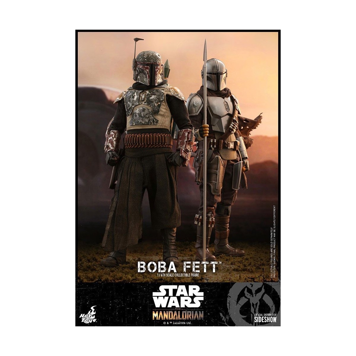 Hot Toys Star Wars The Mandalorian Boba Fett Deluxe Version 1/6 Movie Masterpiece