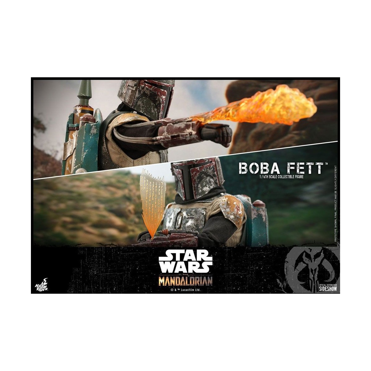 Hot Toys Star Wars The Mandalorian Boba Fett Deluxe Version 1/6 Movie Masterpiece