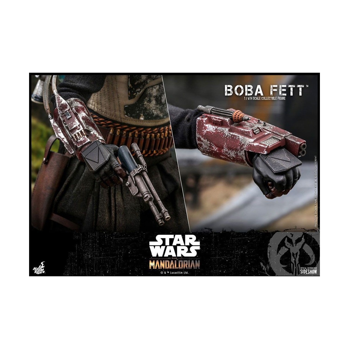 Hot Toys Star Wars The Mandalorian Boba Fett Deluxe Version 1/6 Movie Masterpiece