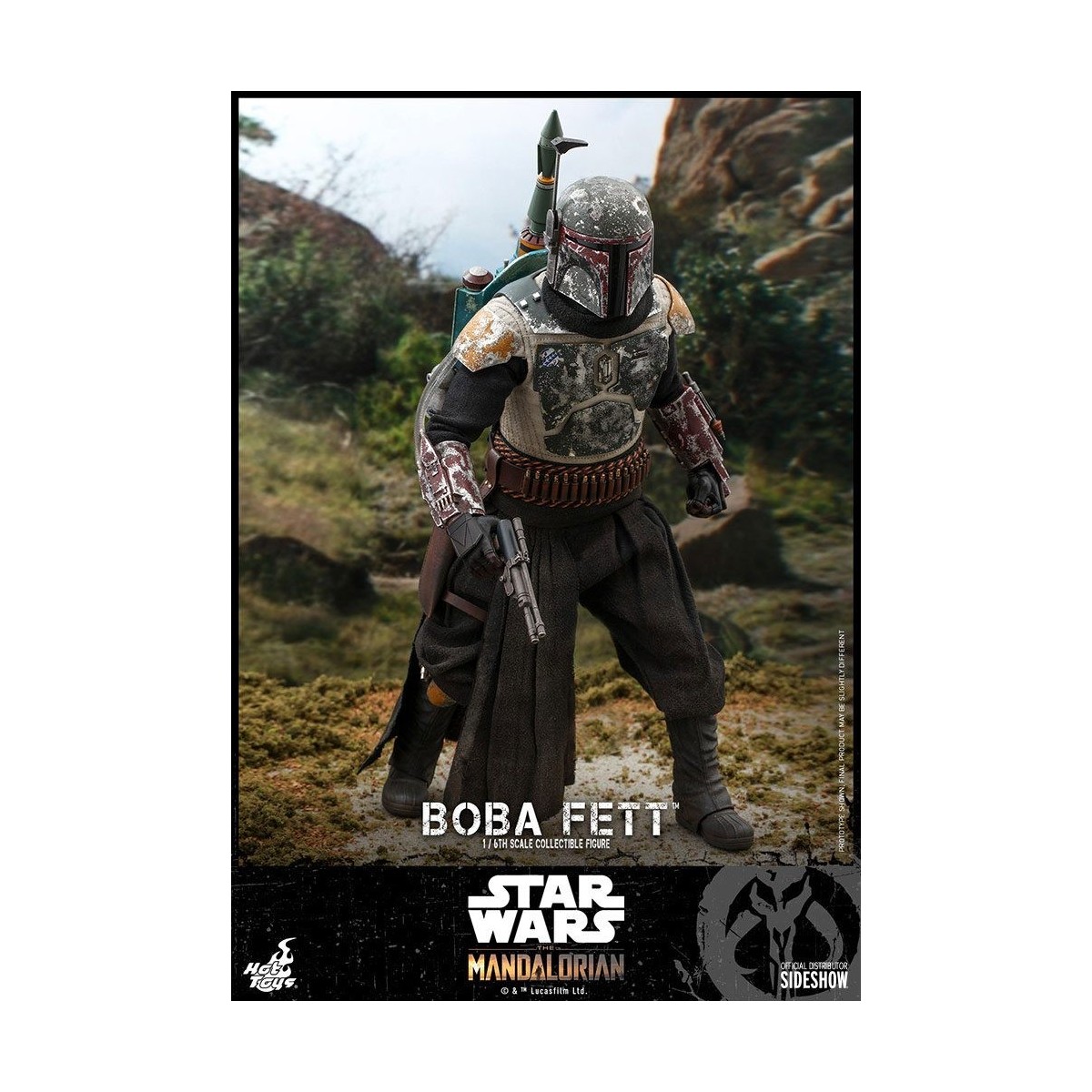 Hot Toys Star Wars The Mandalorian Boba Fett Deluxe Version 1/6 Movie Masterpiece