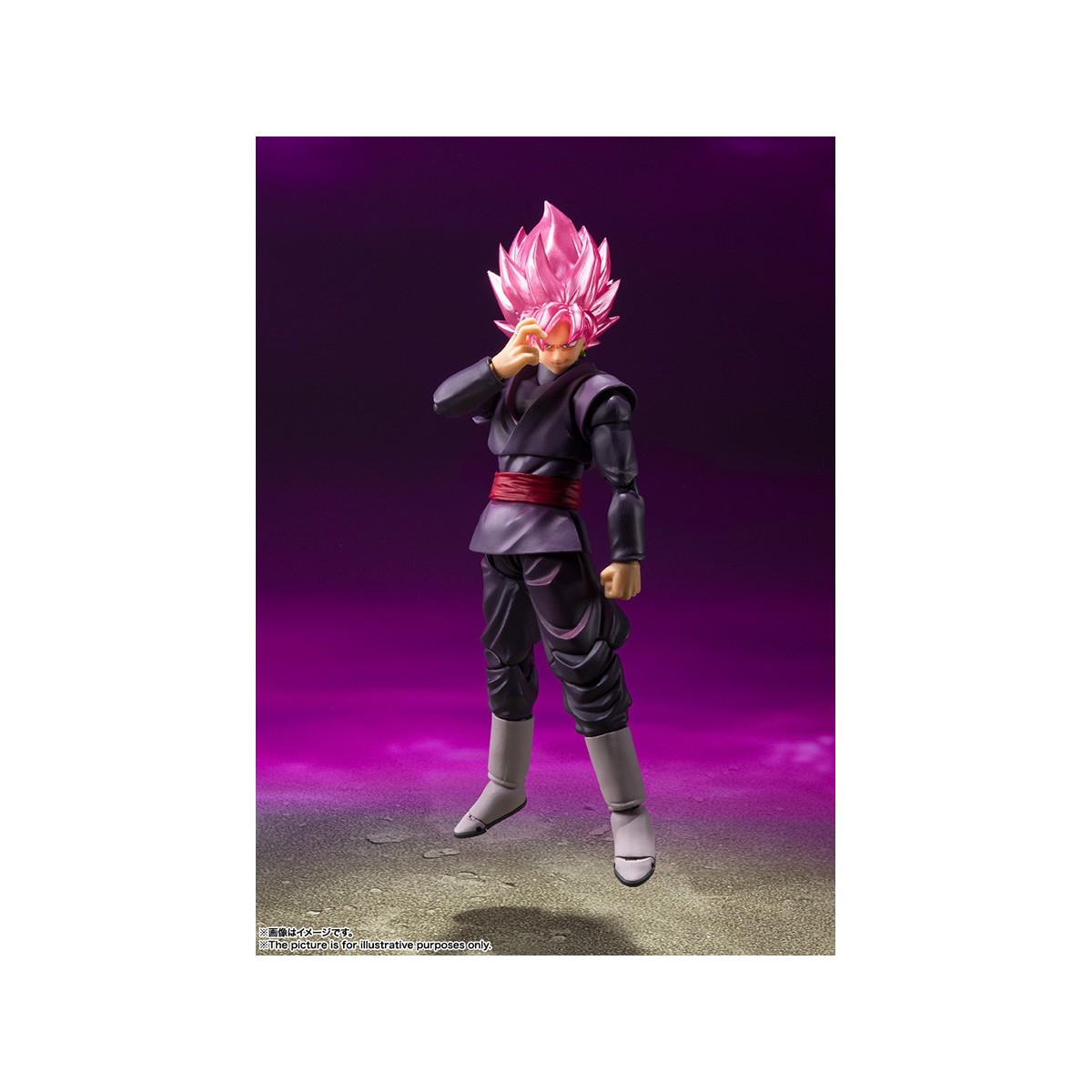 Bandai Tamashii - DRAGON BALL - GOKU BLACK SUPER SAIYAN ROSE (colore esclusivo dell'evento regolare) - SHF SHFiguarts