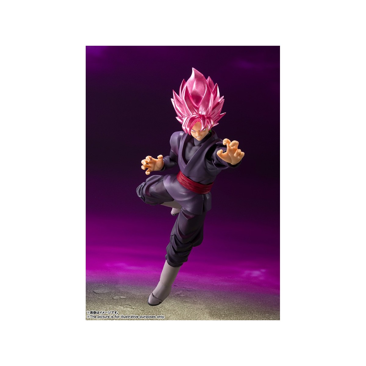 Bandai Tamashii - DRAGON BALL - GOKU BLACK SUPER SAIYAN ROSE (colore esclusivo dell'evento regolare) - SHF SHFiguarts
