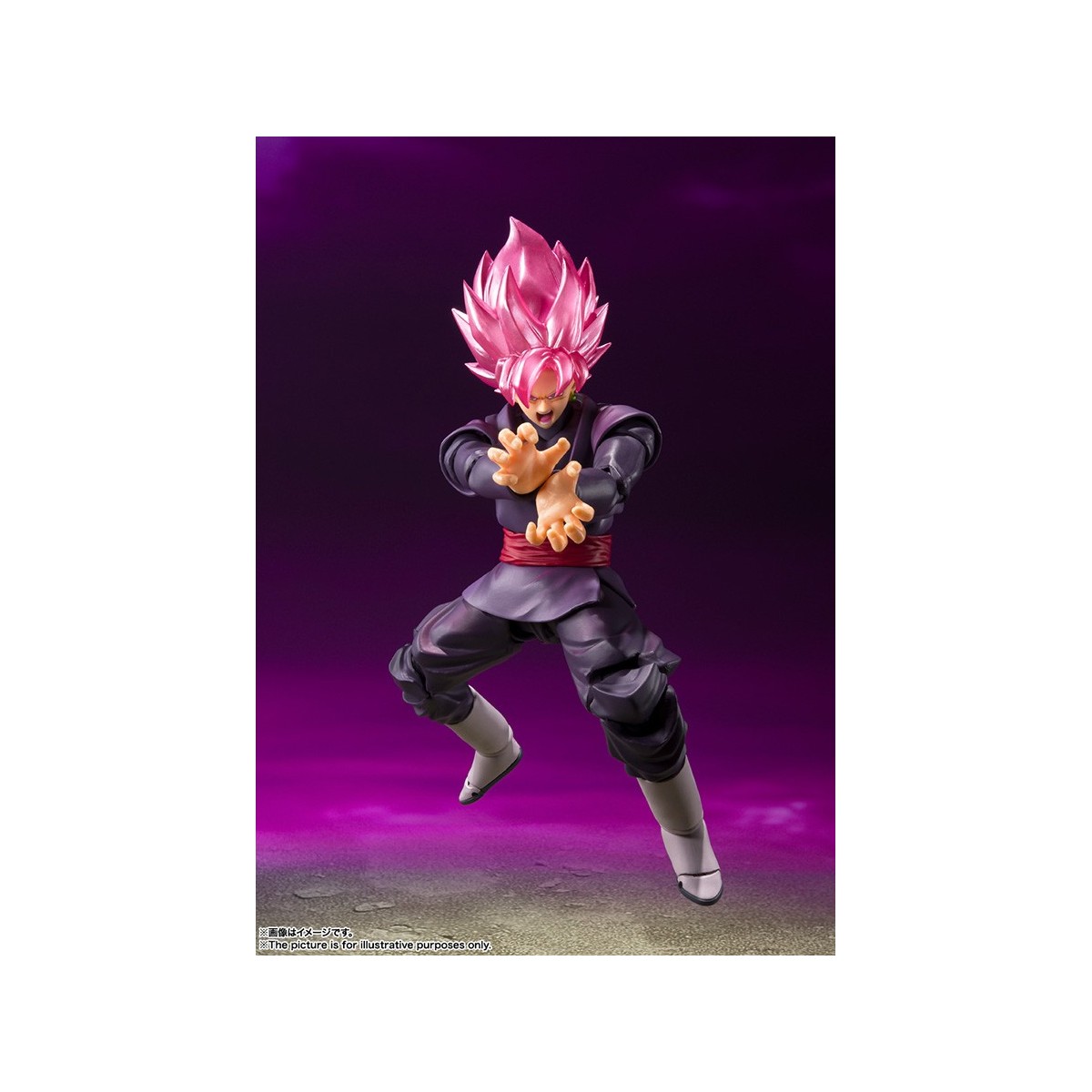 Bandai Tamashii - DRAGON BALL - GOKU BLACK SUPER SAIYAN ROSE (colore esclusivo dell'evento regolare) - SHF SHFiguarts