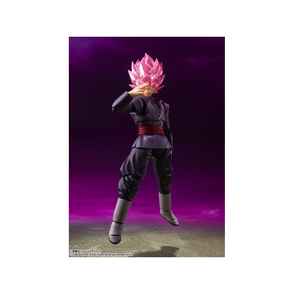 Bandai Tamashii - DRAGON BALL - GOKU BLACK SUPER SAIYAN ROSE (colore esclusivo dell'evento regolare) - SHF SHFiguarts