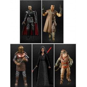 Star Wars Black Series - Set 3 - Armorer Moff Gideon Kuiil Greef Karga Dark Rey