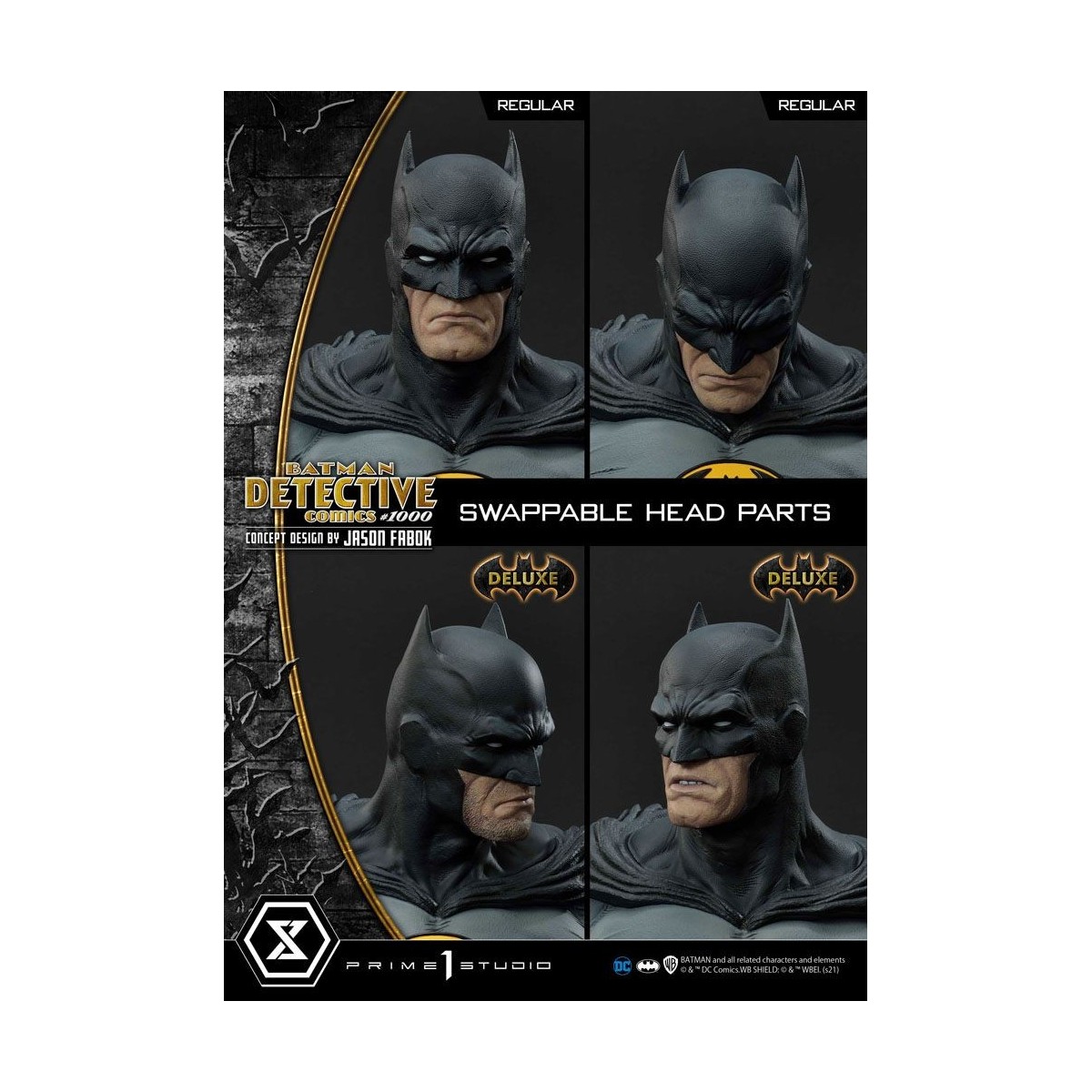 Prime 1 Studio - Batman Detective Comics 1000 Concept Design di Jason Fabok DX Bonus Ver