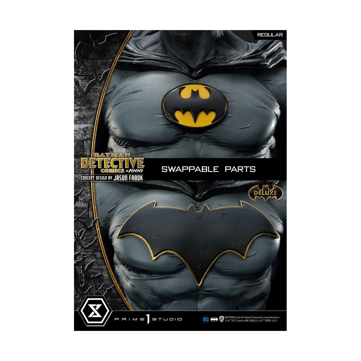 Prime 1 Studio - Batman Detective Comics 1000 Concept Design di Jason Fabok DX Bonus Ver