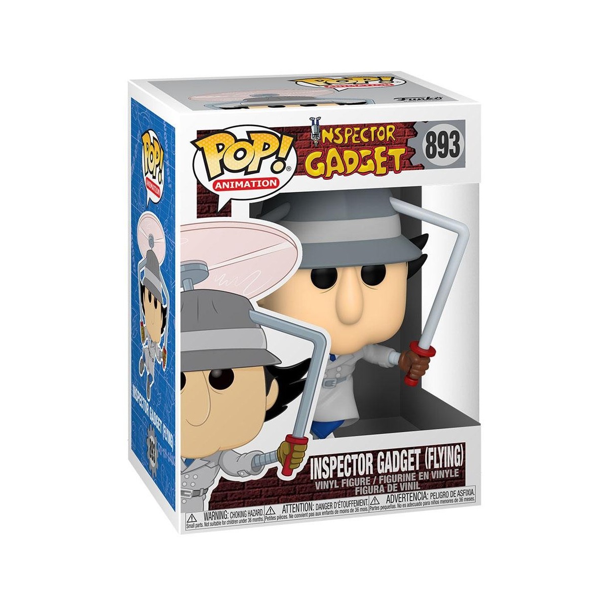 Funko POP! Animazione 893 - Inspector Gadget Flying - Gadgeto-copter - Inspector Gadget