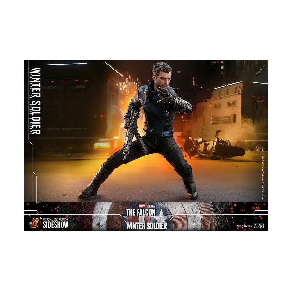 Hot Toys Marvel - Winter Soldier 1/6 - Il Falcon e il Soldato d'Inverno