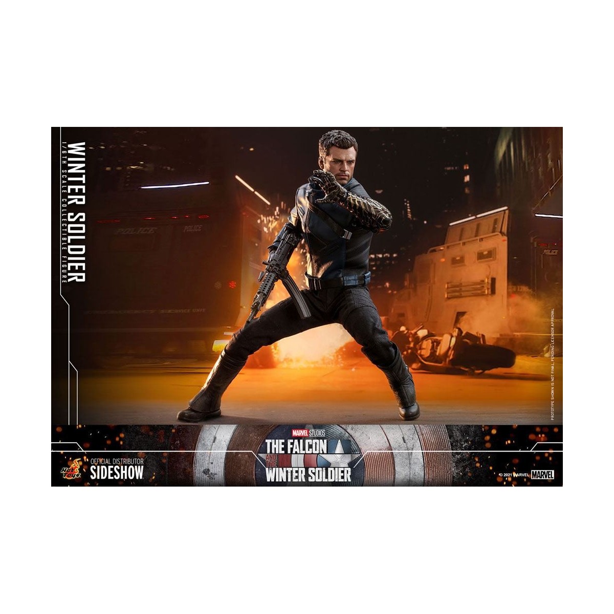 Hot Toys Marvel - Winter Soldier 1/6 - Il Falcon e il Soldato d'Inverno