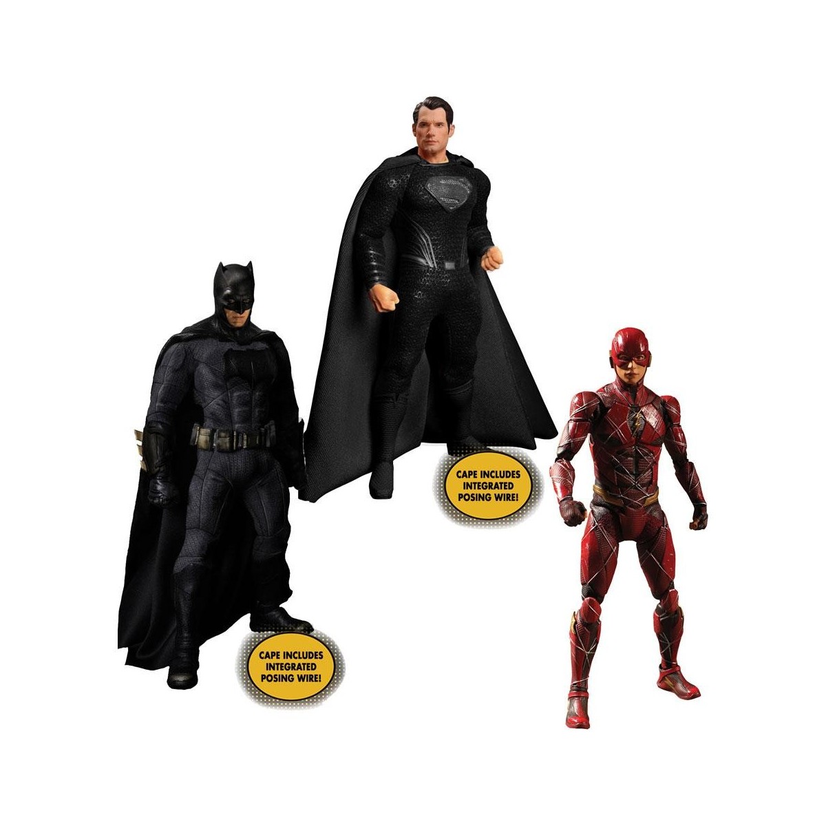 Mezco One 12 - DC Comics - Justice League di Zack Snyder 1/12 Deluxe Steel Box Set
