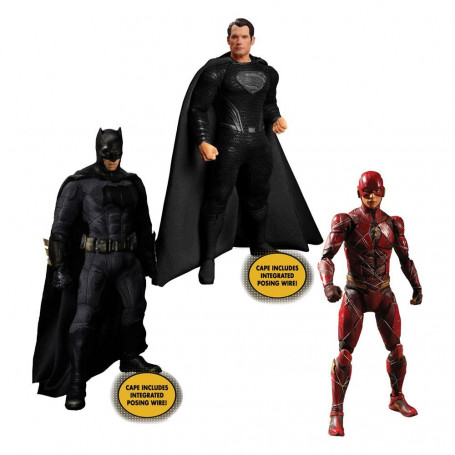 Mezco One 12 - DC Comics - Justice League di Zack Snyder 1/12 Deluxe Steel Box Set