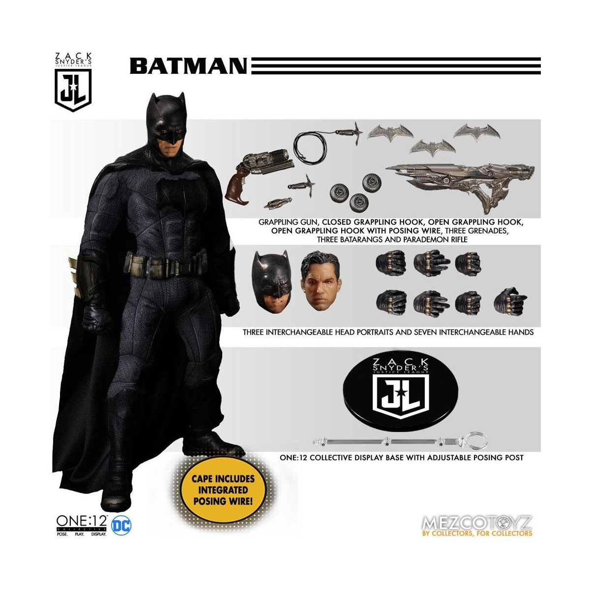 Mezco One 12 - DC Comics - Justice League di Zack Snyder 1/12 Deluxe Steel Box Set