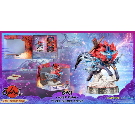 First 4 Figures Okami - OKI Wolf Form statuetta in PVC