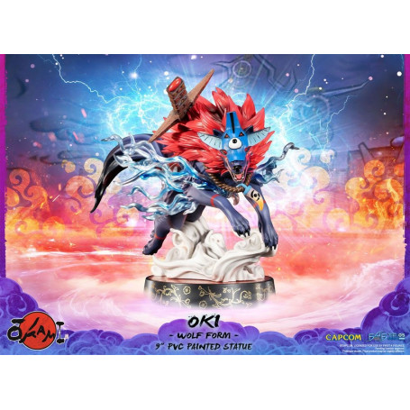 First 4 Figures Okami - OKI Wolf Form statuetta in PVC