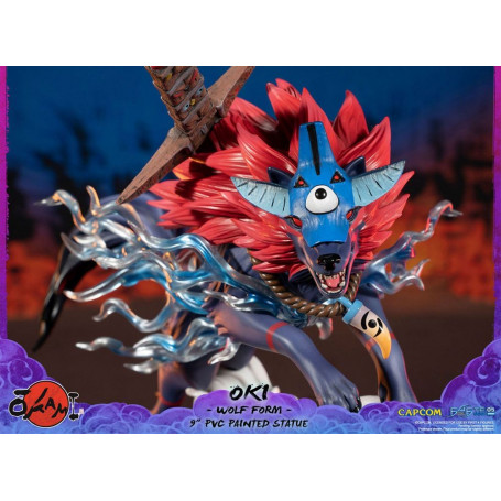 First 4 Figures Okami - OKI Wolf Form statuetta in PVC
