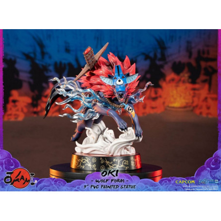 First 4 Figures Okami - OKI Wolf Form statuetta in PVC