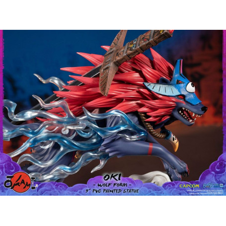 First 4 Figures Okami - OKI Wolf Form statuetta in PVC