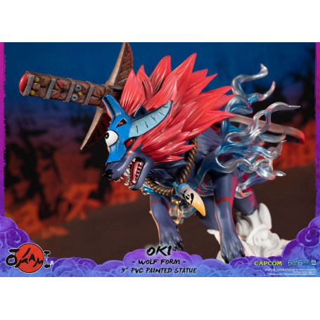 First 4 Figures Okami - OKI Wolf Form statuetta in PVC