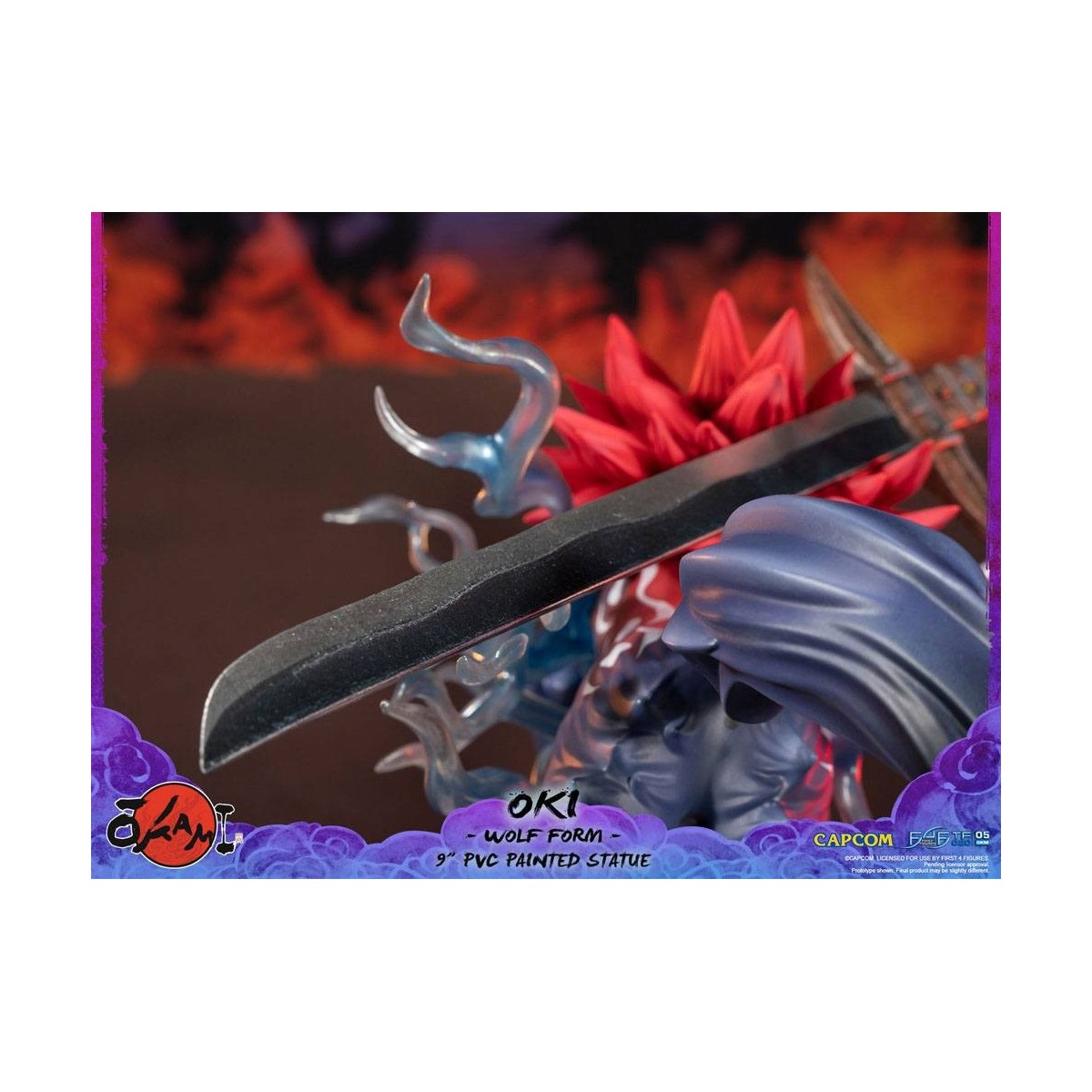 First 4 Figures Okami - OKI Wolf Form statuetta in PVC